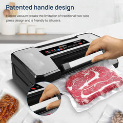 Kitchen Household Food Vacuum Sealer Packaging Machine Include 2 rolls Vacuum packed bags